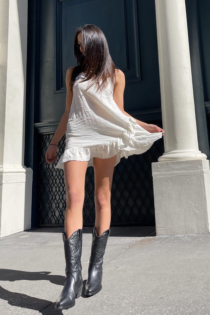 Melina | Cowboy Laarzen Met Dikke Hak