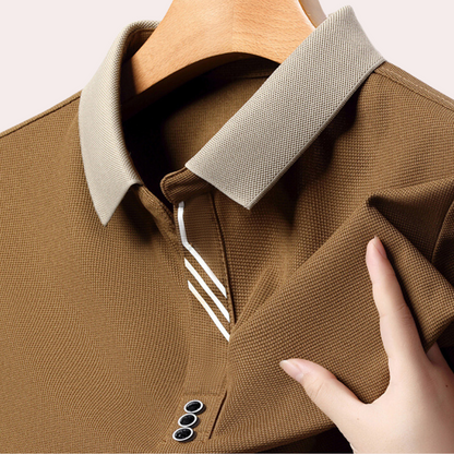 Jacek - Heren Casual Poloshirt met Lange Mouwen