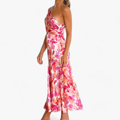 LALUNA Bloemige Jurk