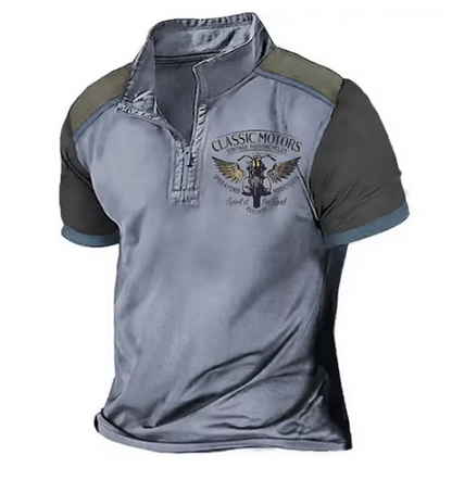 Kritsada - Stijlvol poloshirt met halve rits