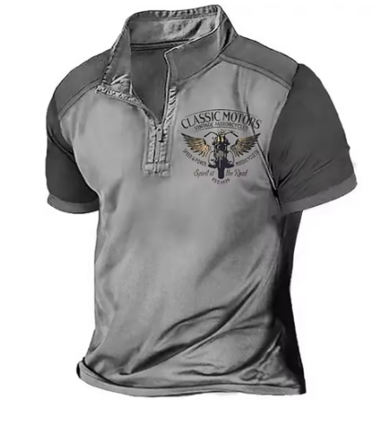 Kritsada - Stijlvol poloshirt met halve rits