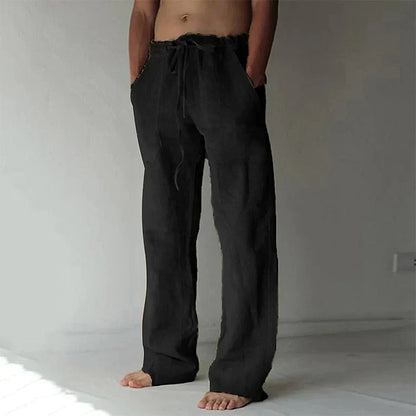 Arthur - heren baggy linnen broek
