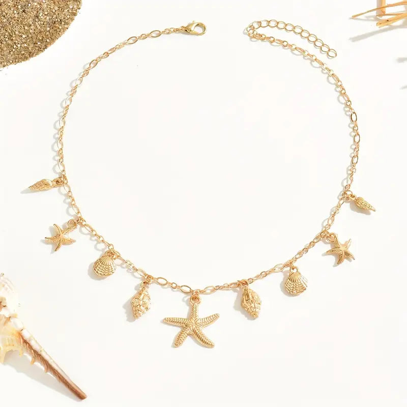 Marina Hanger Ketting Vintage Bohemian Oceaanstijl