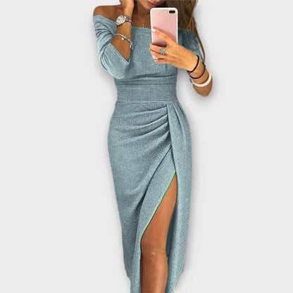 Mila – Elegante Off-Shoulder Jurk