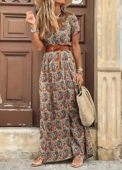 Ingrid Bohemian Maxi-jurk