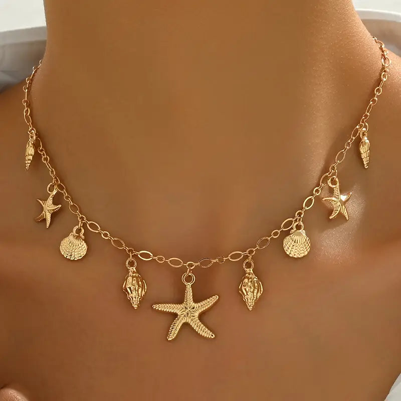 Marina Hanger Ketting Vintage Bohemian Oceaanstijl