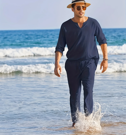 Markus™ - Casual loungeset in effen kleuren