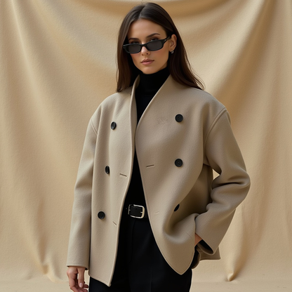 Liora Amsterdam- Asymmetrische Trenchcoat