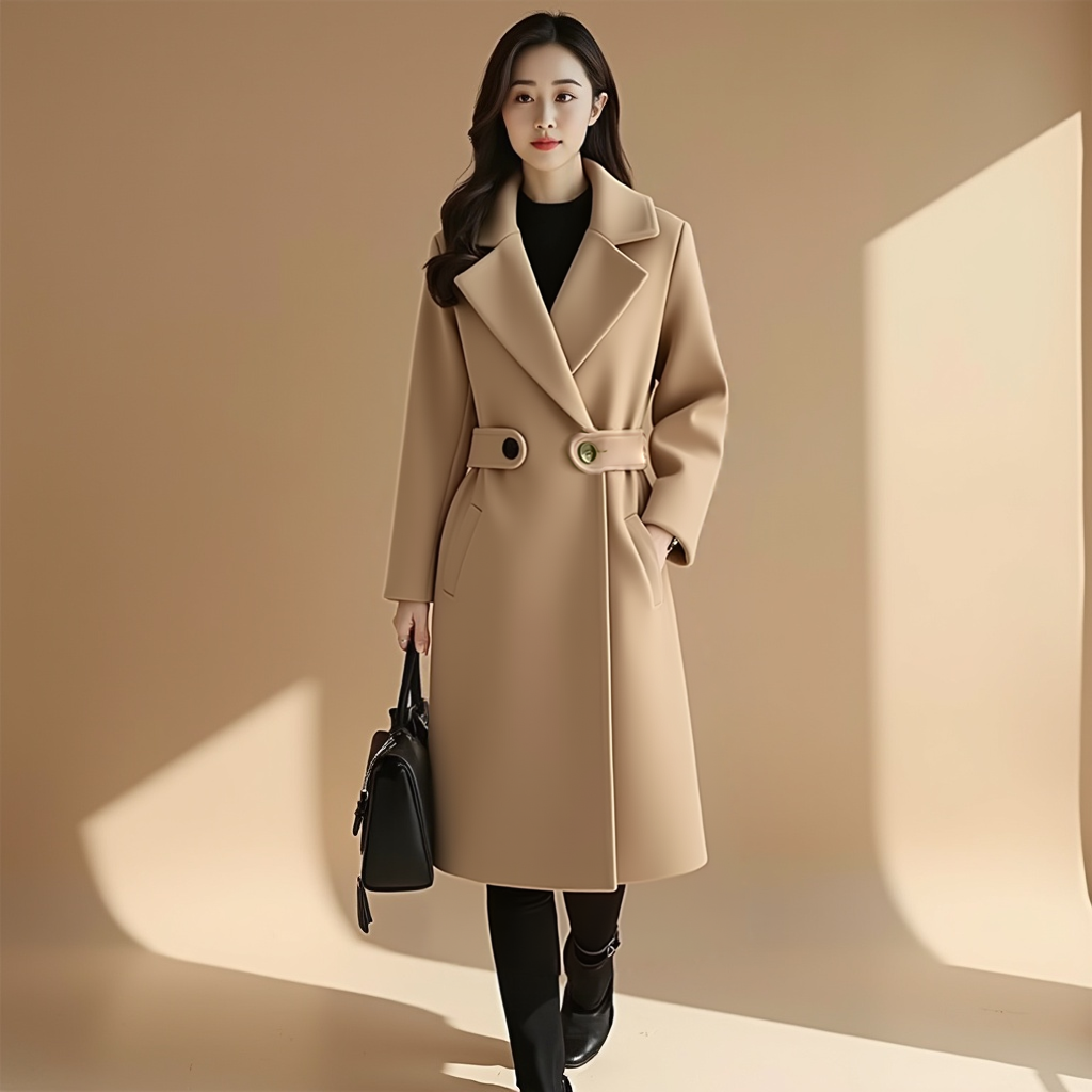 Liora Amsterdam- Wollen Winter Trenchcoat
