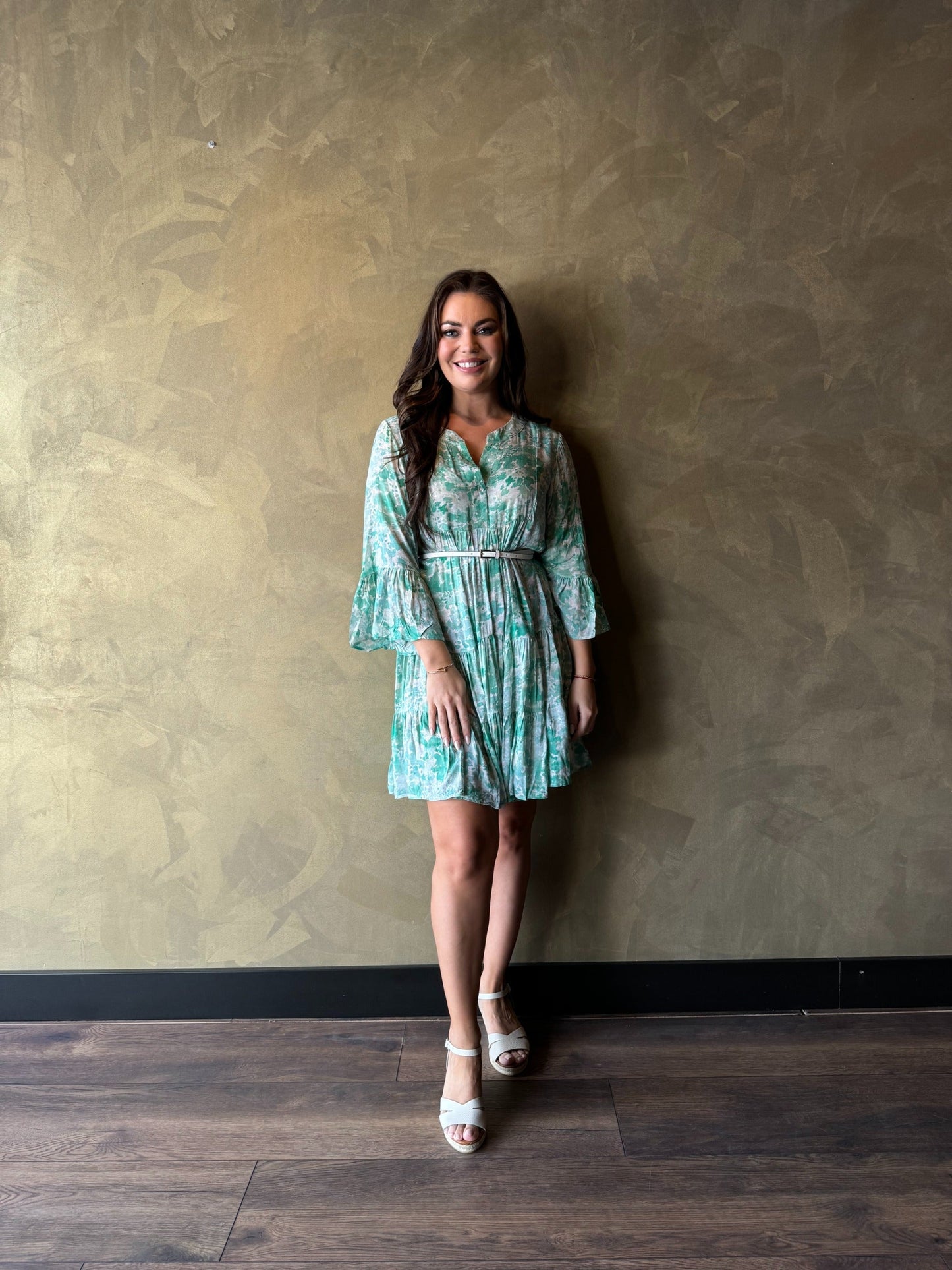 Tuniekjurk met V-hals