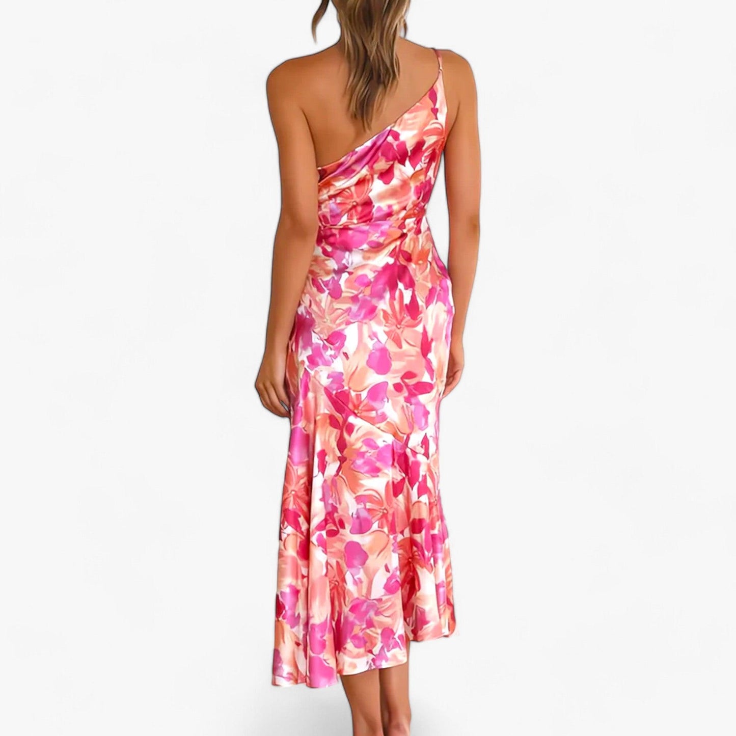 LALUNA Bloemige Jurk