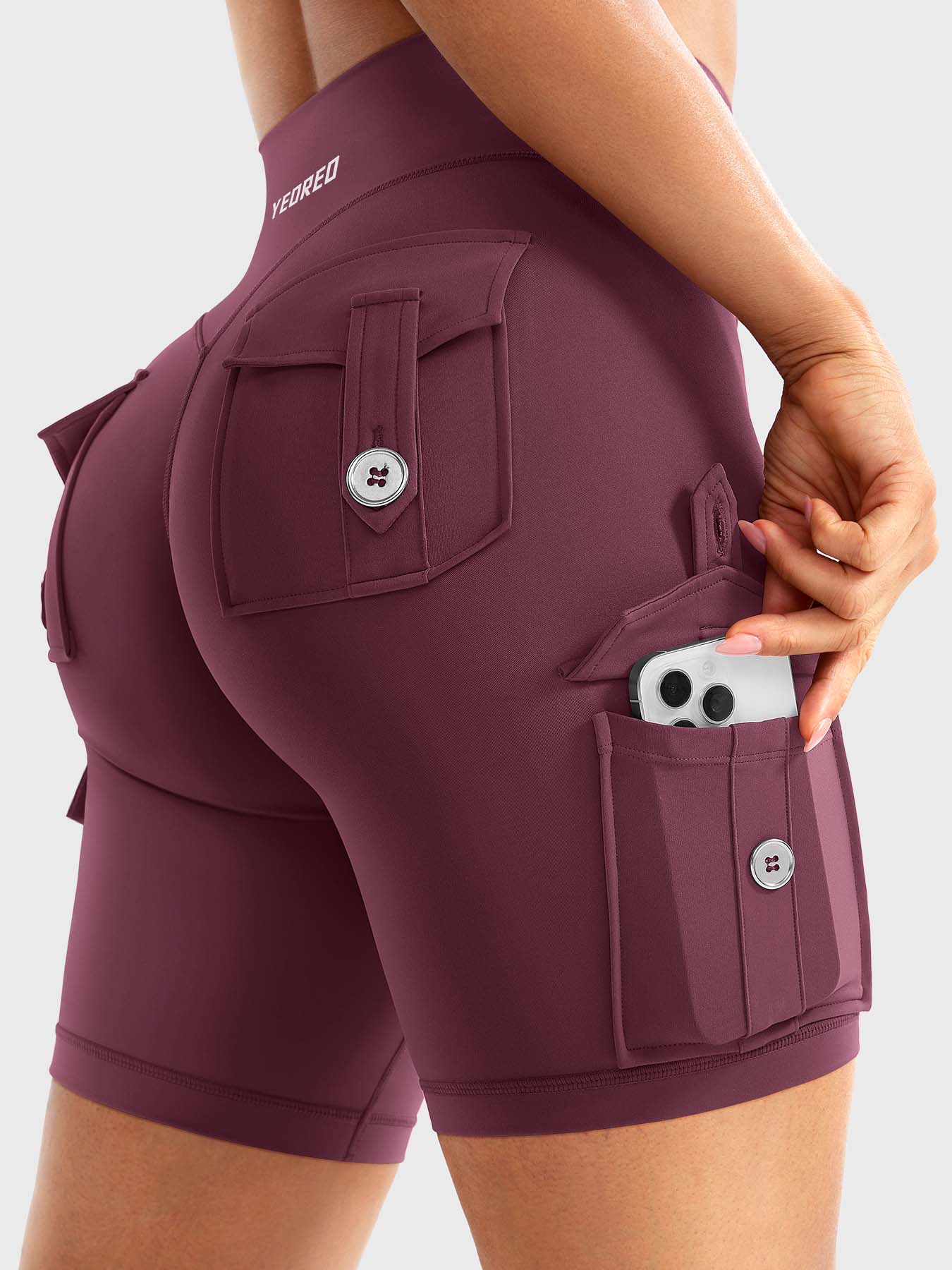 Yeoreo Hedda V-Taille Cargo Fietsbroek